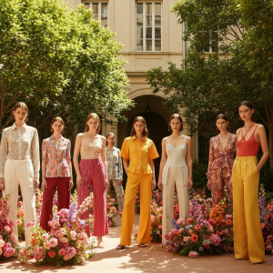 FSAKE Linen Blazer — Cream